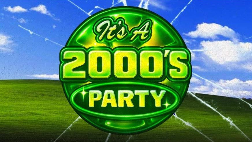 Poster for It's A 2000's Party, presented by Slacker University, on September 19, 2025 at Joe's on Weed St.