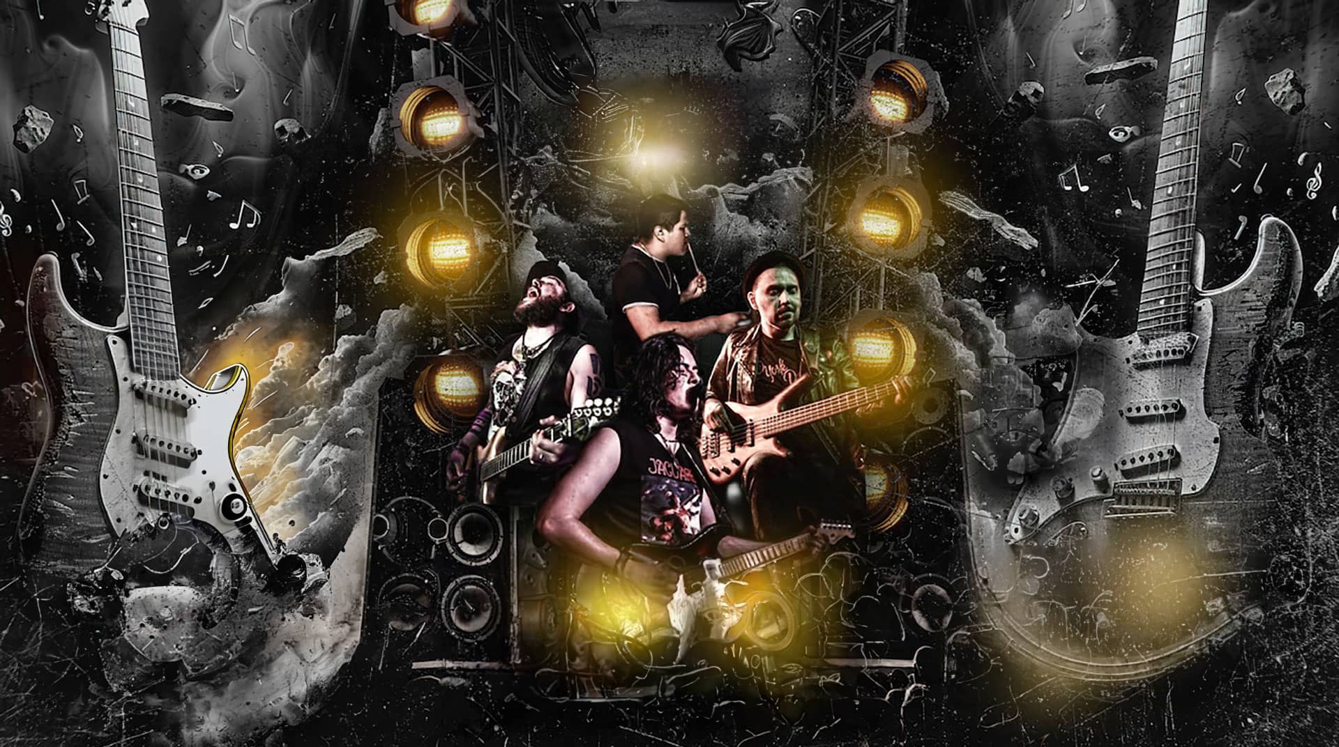 Poster for Noche de Rock - Tributos a Caifaines y Molotov, with El Primer Instinto / Cocktail Molotov / DJ Diablo, presented by 606 Entertainment, on October 5, 2024 at Joe's on Weed St.